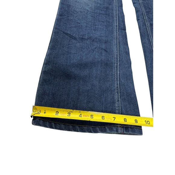 Diesel Cayre Womans Y2K Blue Wide Leg Stretch Jeans Size 28/32 SKU 9284 - Picture 2 of 13